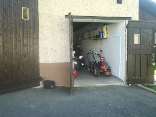 Agrandissement d'une porte de garage